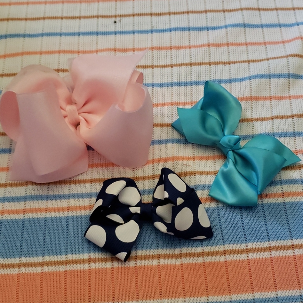 3 piece hair bows